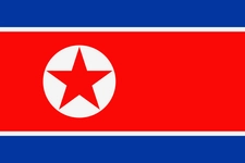 Bandeira da Coréia do Norte