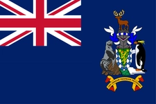 Bandeira das Ilhas Georgia do Sul e Sandwich do Sul